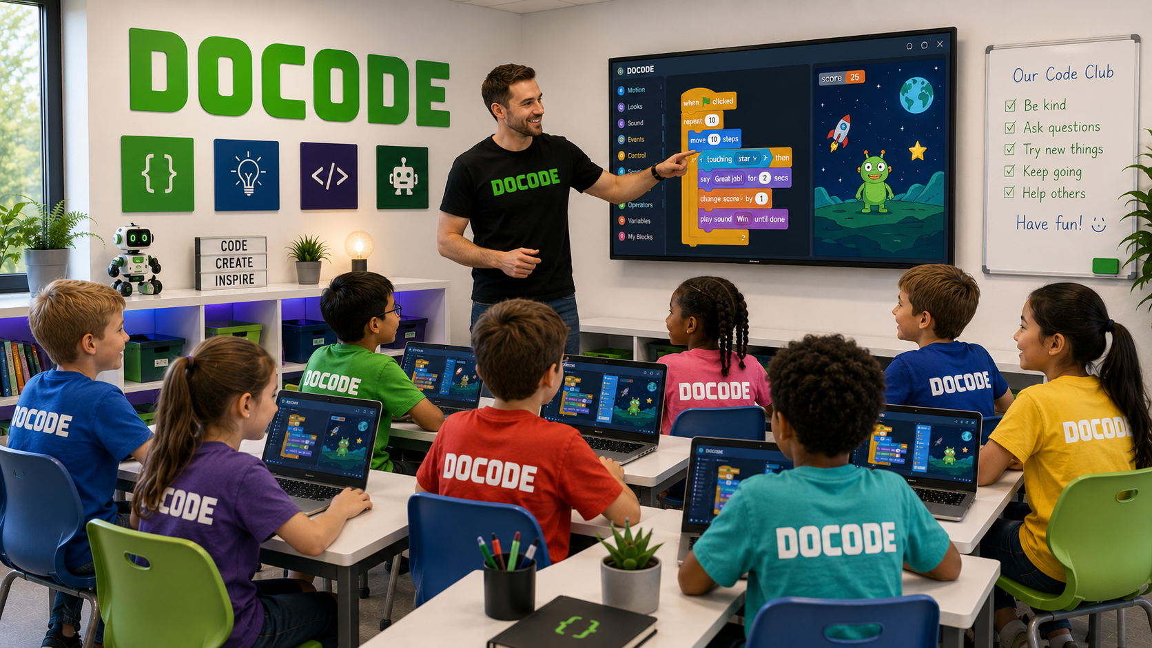 Docode | Coding Clubs and Code Camps for Kids